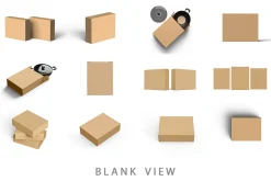 Kraft Cooking Pan Packaging Mockup