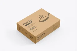 Kraft Cooking Pan Packaging Mockup