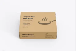 Kraft Cooking Pan Packaging Mockup