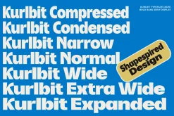 Kurlbit - Bold Display Sans