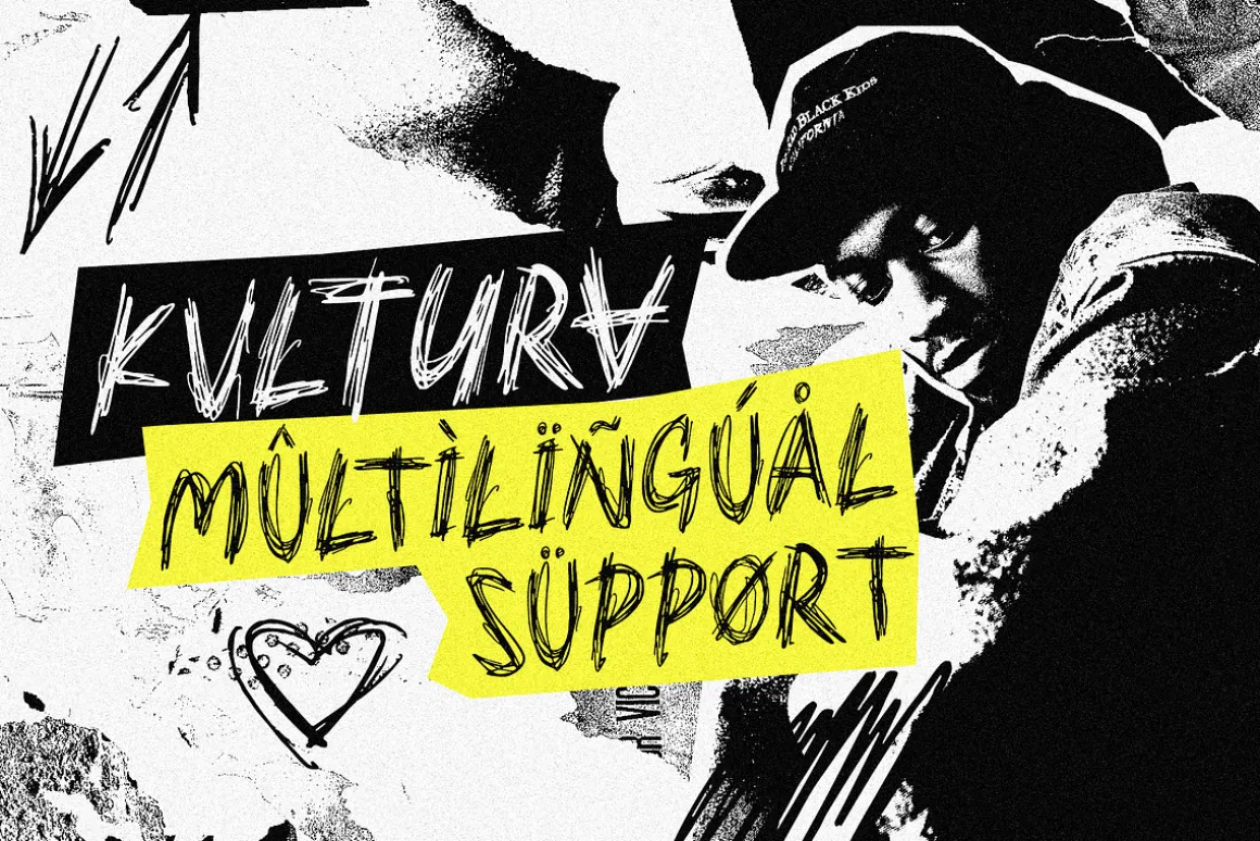 Kvltura - Unbored Scribbles Font
