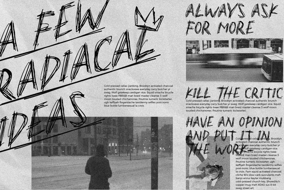 Kvltura - Unbored Scribbles Font