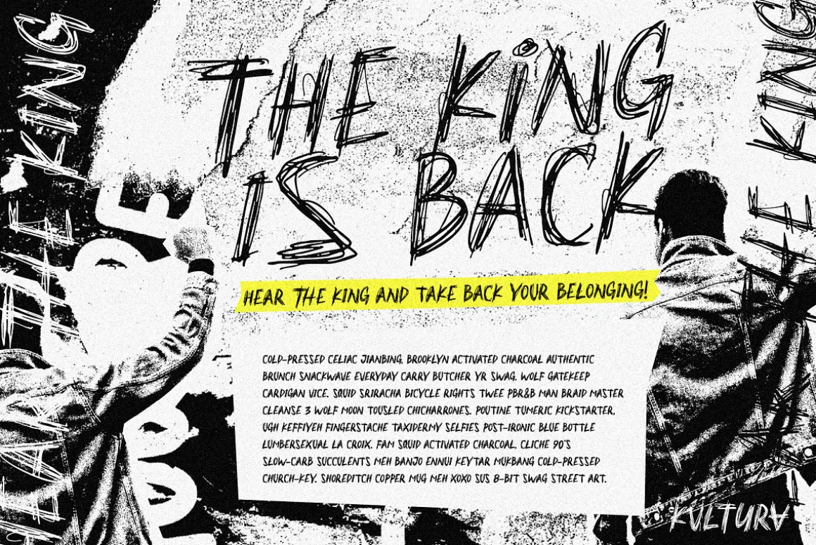 Kvltura - Unbored Scribbles Font