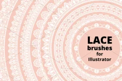 Lace brushes for AI and lace borders