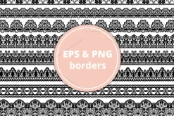 Lace brushes for AI and lace borders