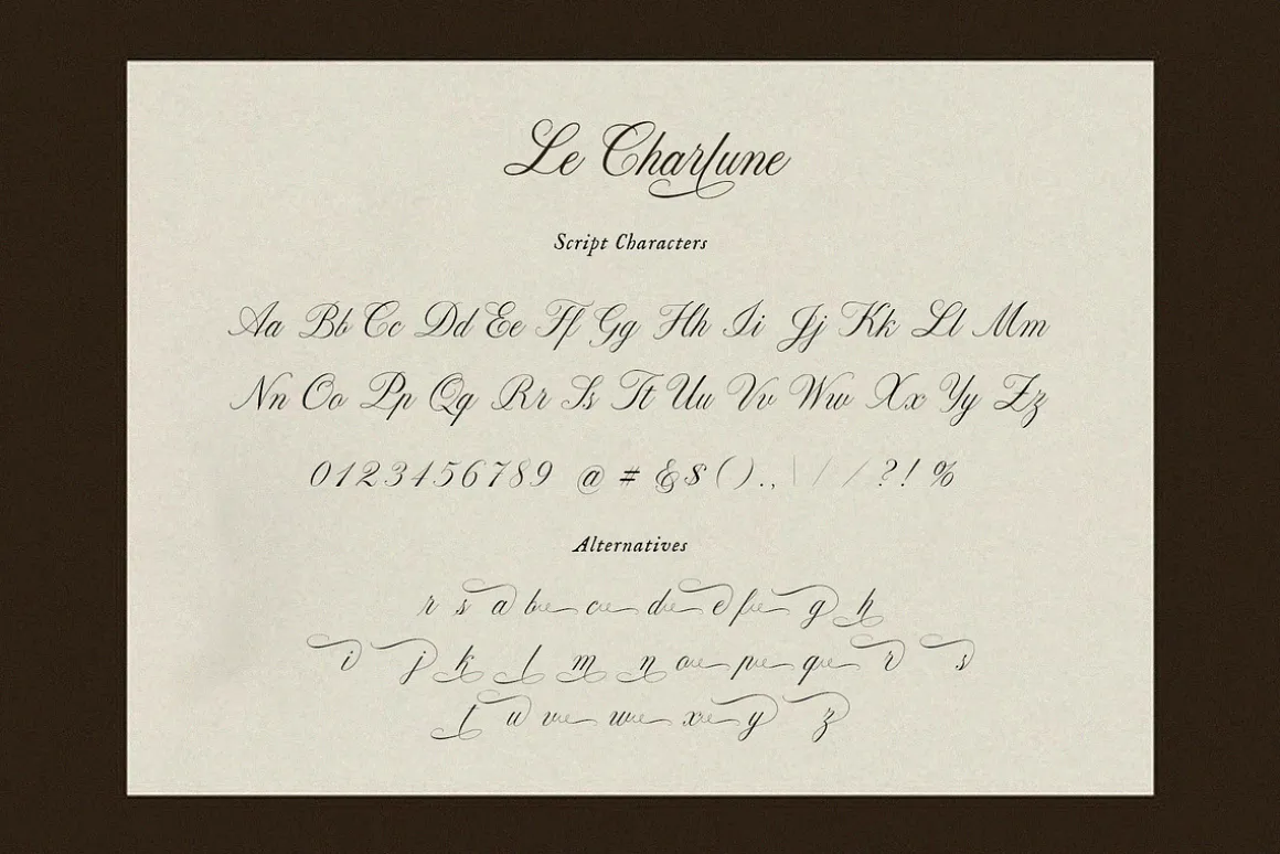 La Charlune | Handwritten Script