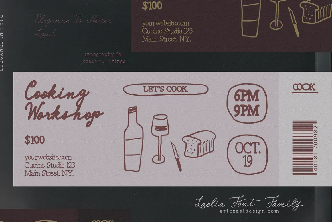 Laelia Font Family | Elegant Script