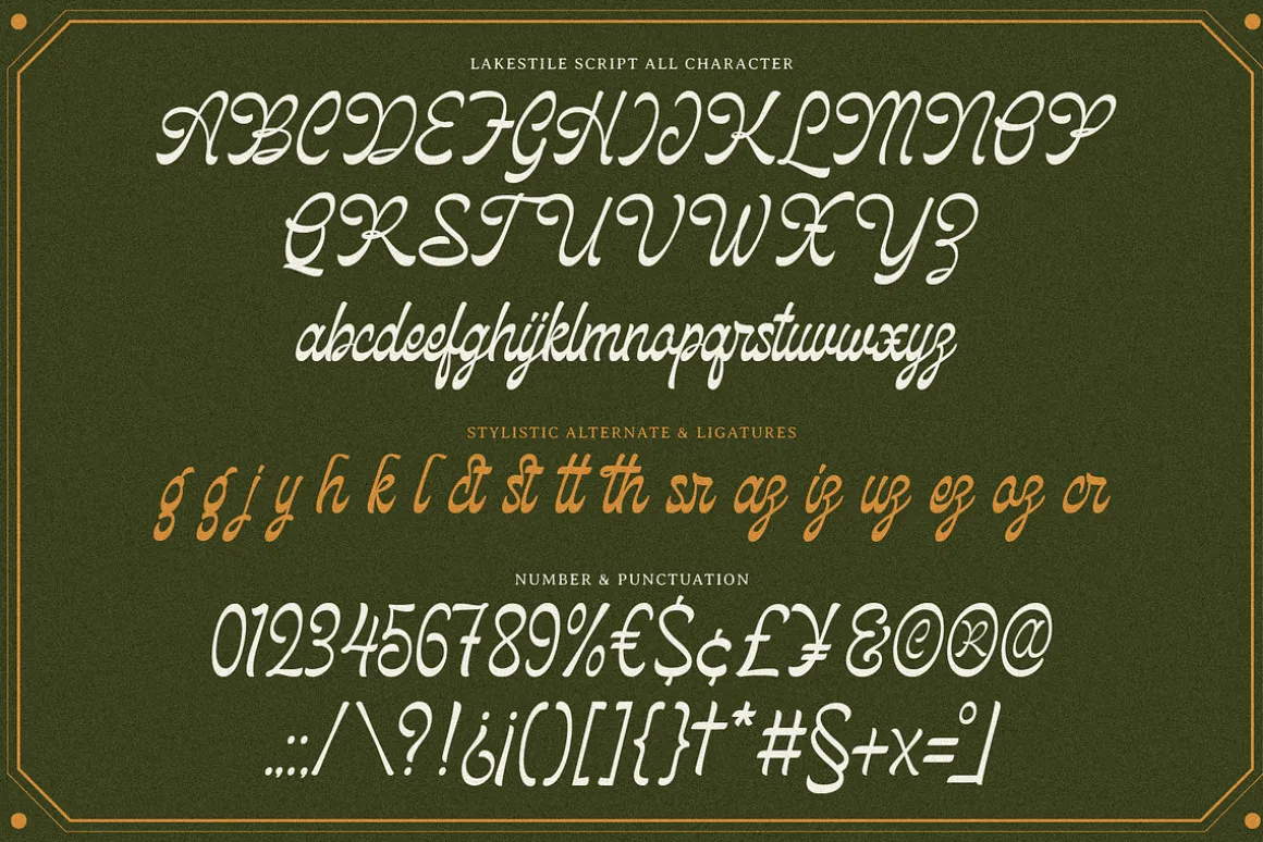 Lakestile - Classic Reverse Script