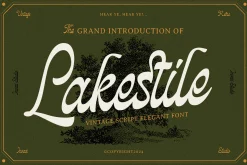 Lakestile - Classic Reverse Script