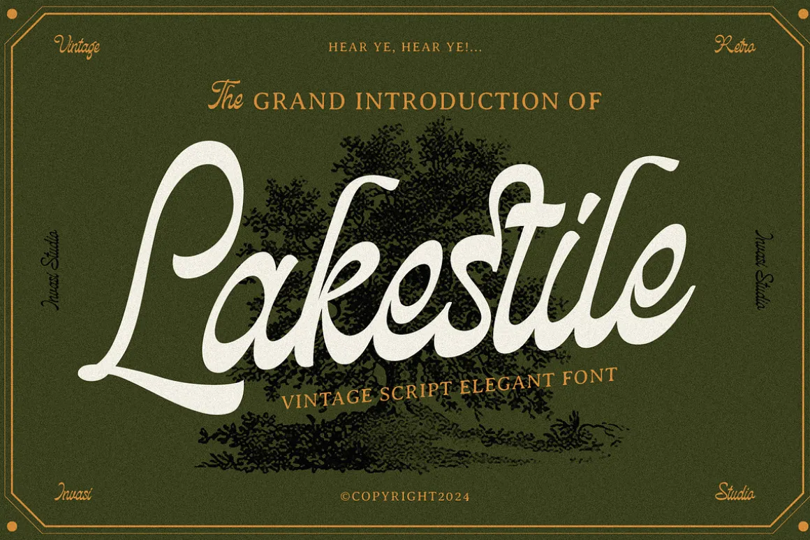 Lakestile - Classic Reverse Script