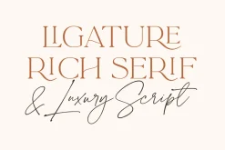 La Luxes Font Duo + Logos (Updated!)