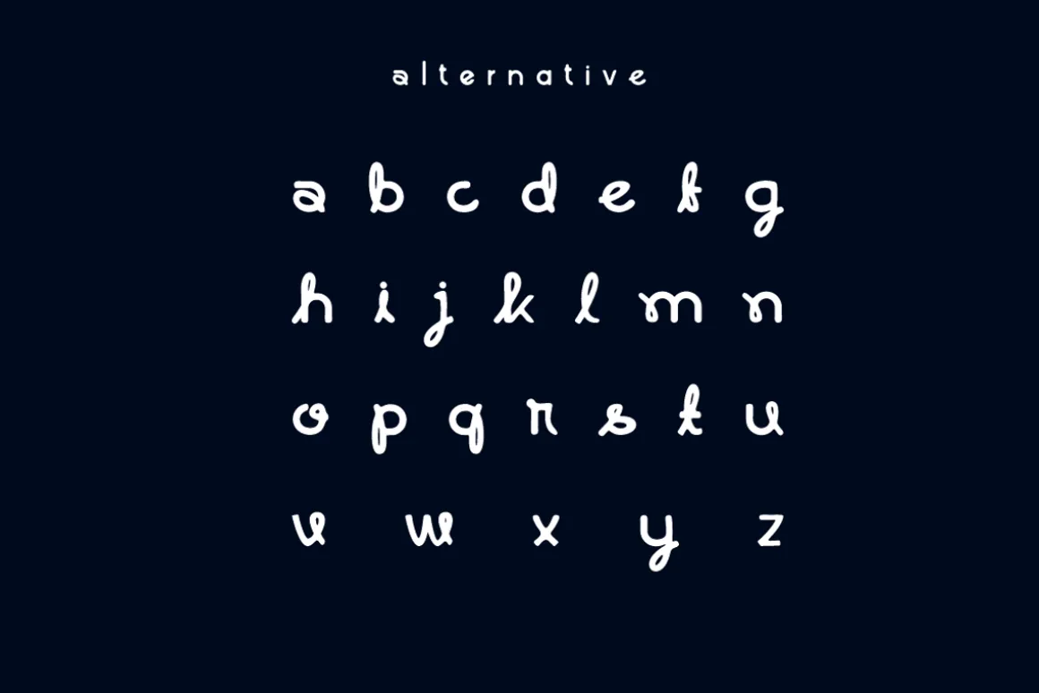 Lamgros - Minimal Logo Font