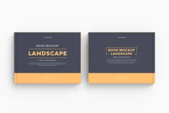 Landscape Book Mockup