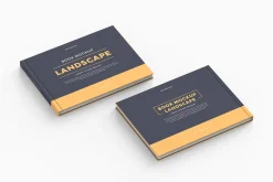 Landscape Book Mockup