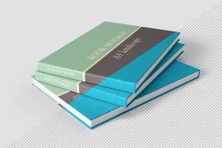 Landscape Book Mockup - 12 views