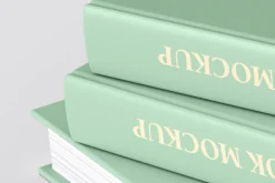 Landscape Book Mockup - 12 views