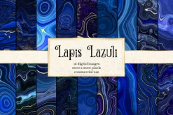 Lapis Lazuli Digital Paper