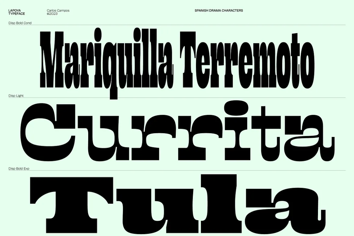 Lapoya Font