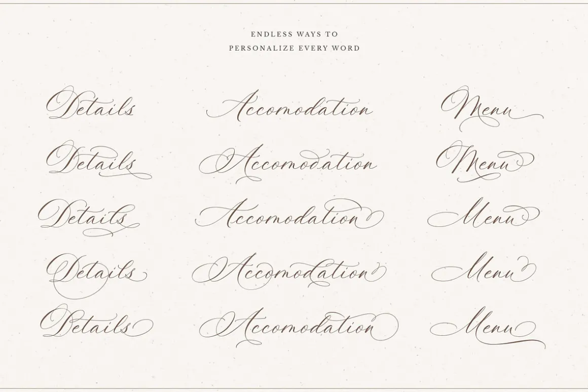 La Rumba - Modern Calligraphy Font