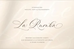 La Rumba - Modern Calligraphy Font