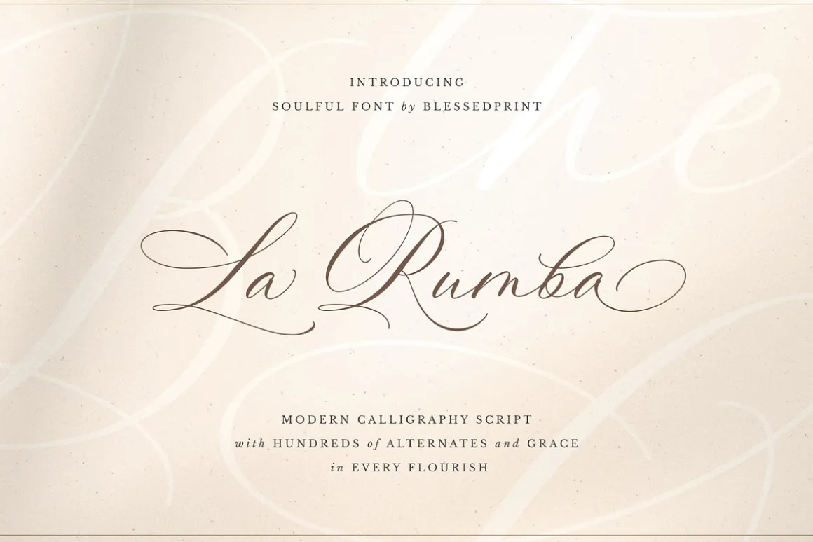 La Rumba - Modern Calligraphy Font