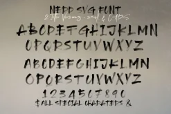 Laser Brush & SVG Font