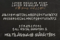 Laser Brush & SVG Font