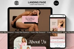 Laser Hair Removal Canva Website