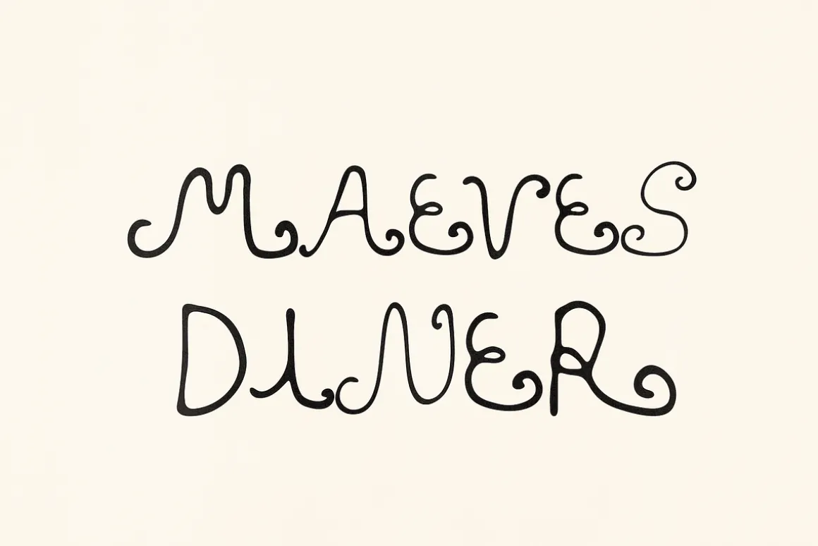 La Siren Hand Drawn Display Font