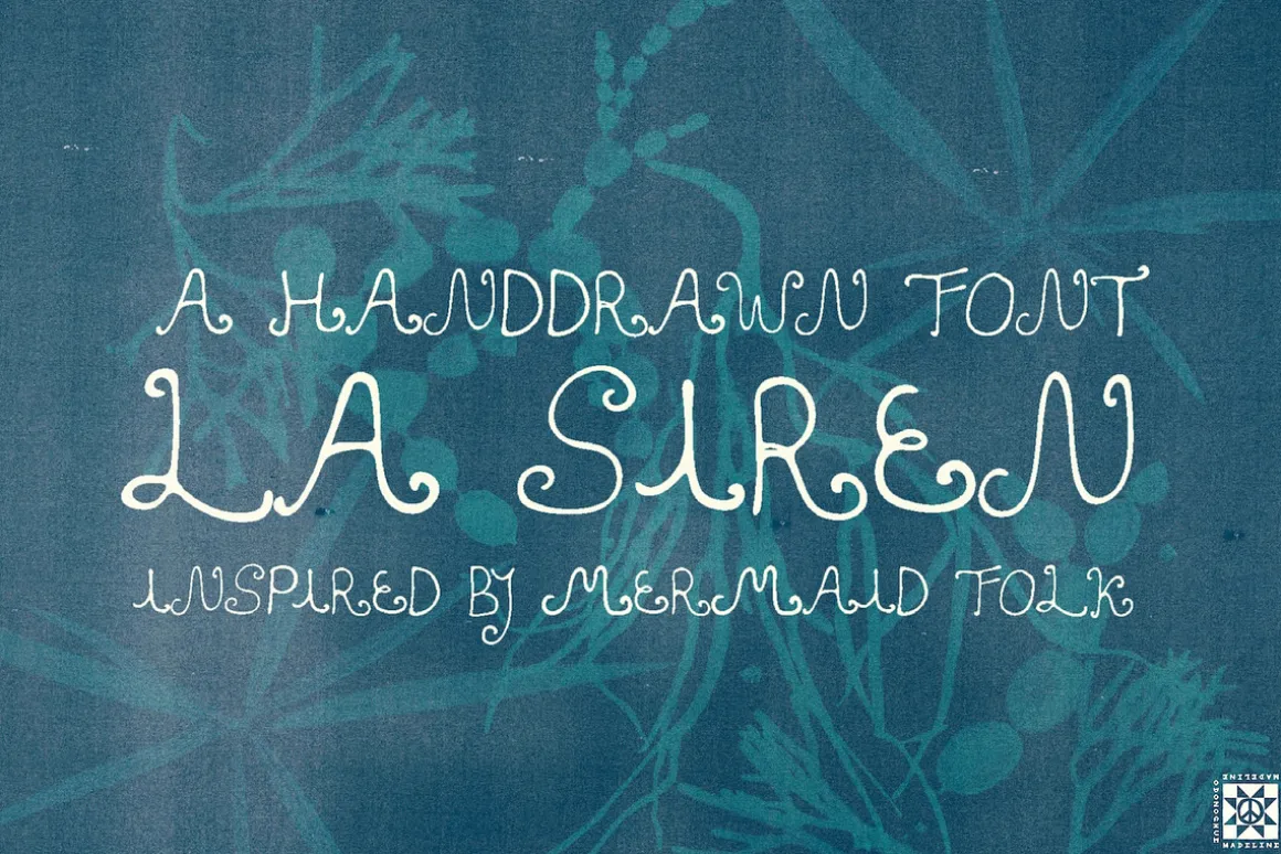 La Siren Hand Drawn Display Font