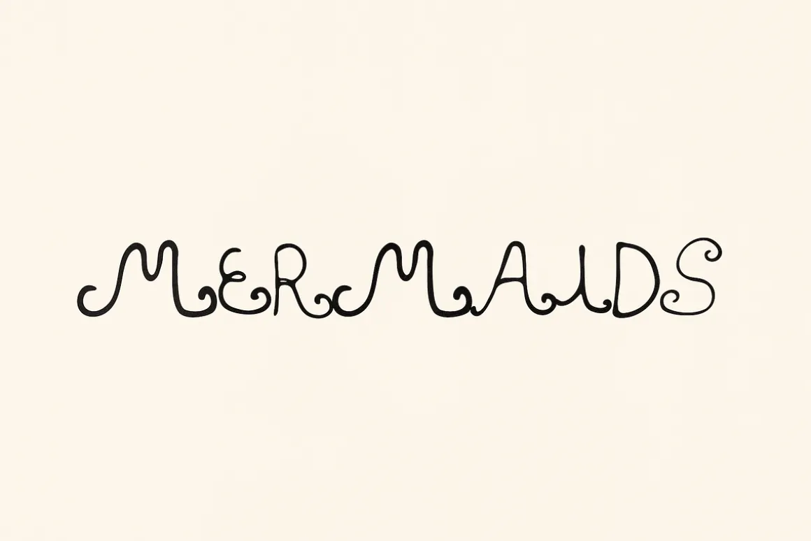 La Siren Hand Drawn Display Font