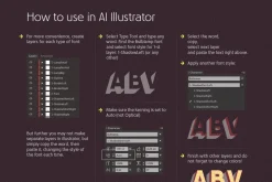 Layered font set 3D Bulb lamp