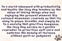 LAZY DOG - Handwritting