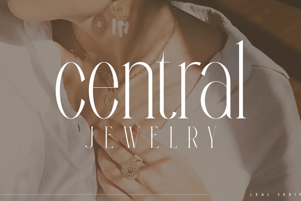 Leal typeface - regular & italic