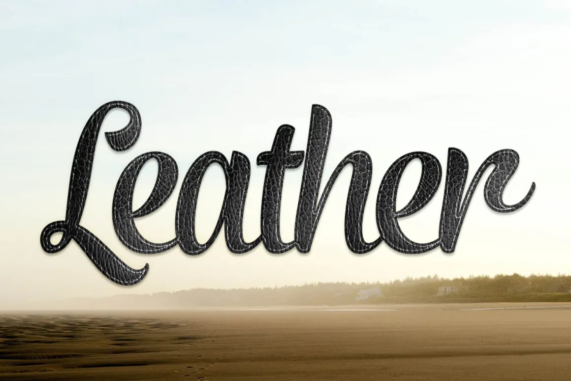 Leather Photoshop Layer Styles