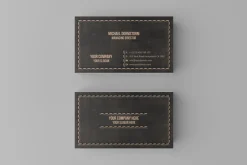 Leather Business Card