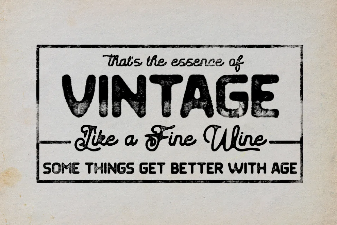 Leather Necks - Vintage Font Duo