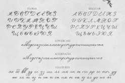 'Le Jardin' Floral Font