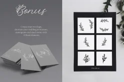 'Le Jardin' Floral Font