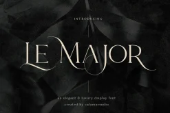 Le Major | Display Serif Font