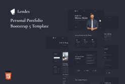 Lendex - Personal Portfolio Template