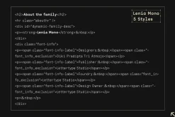 Lenia Mono | Intro 50% OFF