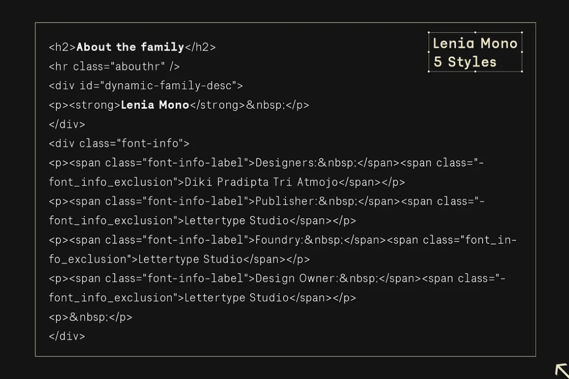 Lenia Mono | Intro 50% OFF