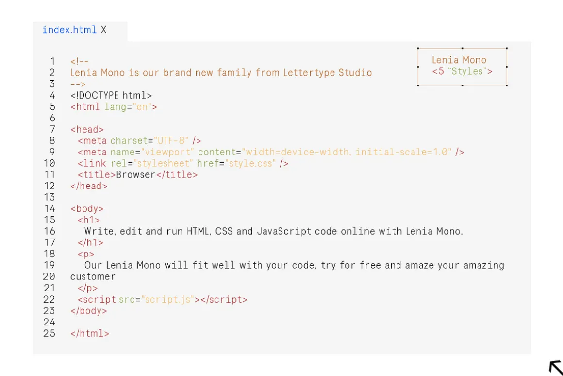 Lenia Mono | Intro 50% OFF