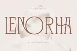 Lenorha Modern Display Serif