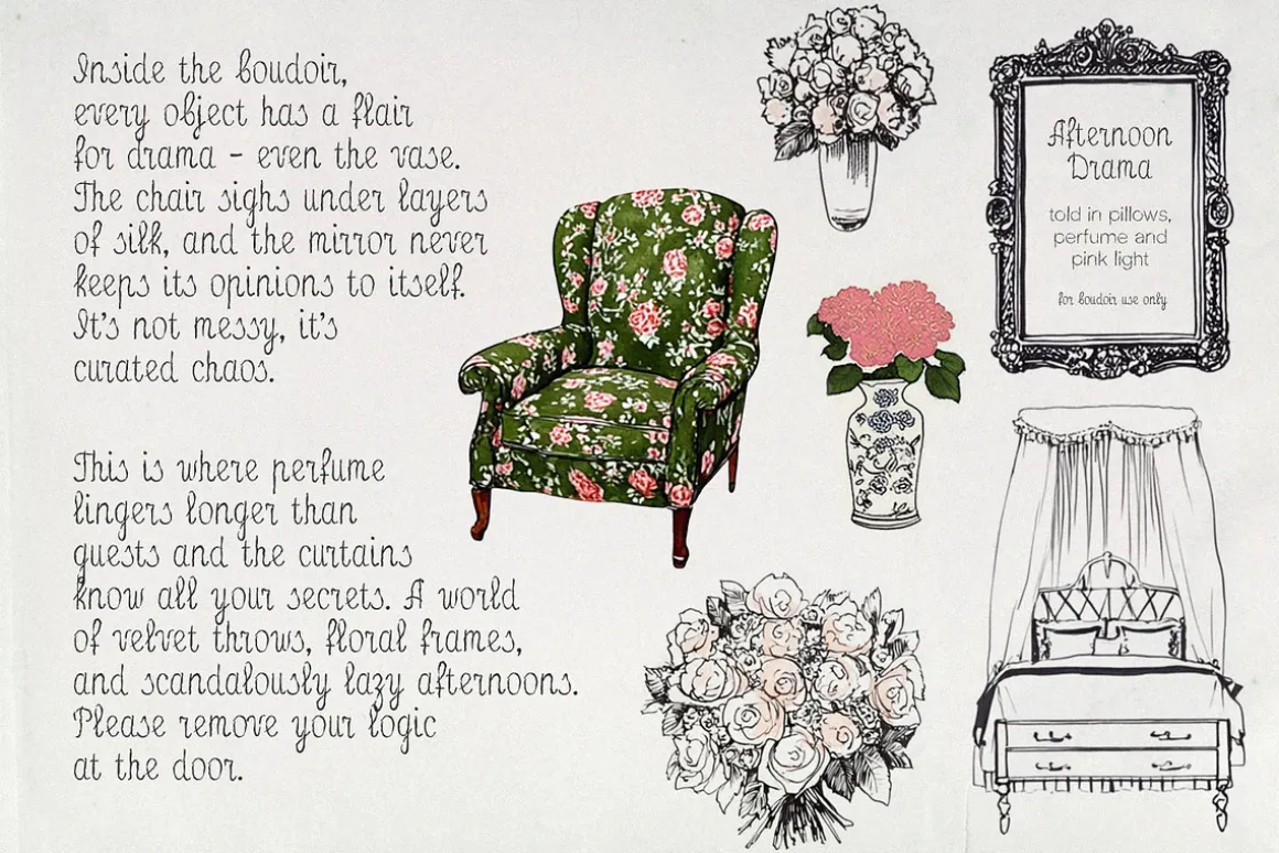 Le Petit Boudoir Vintage Font Duo