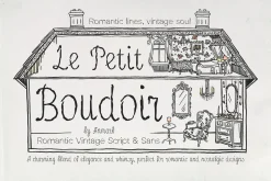 Le Petit Boudoir Vintage Font Duo