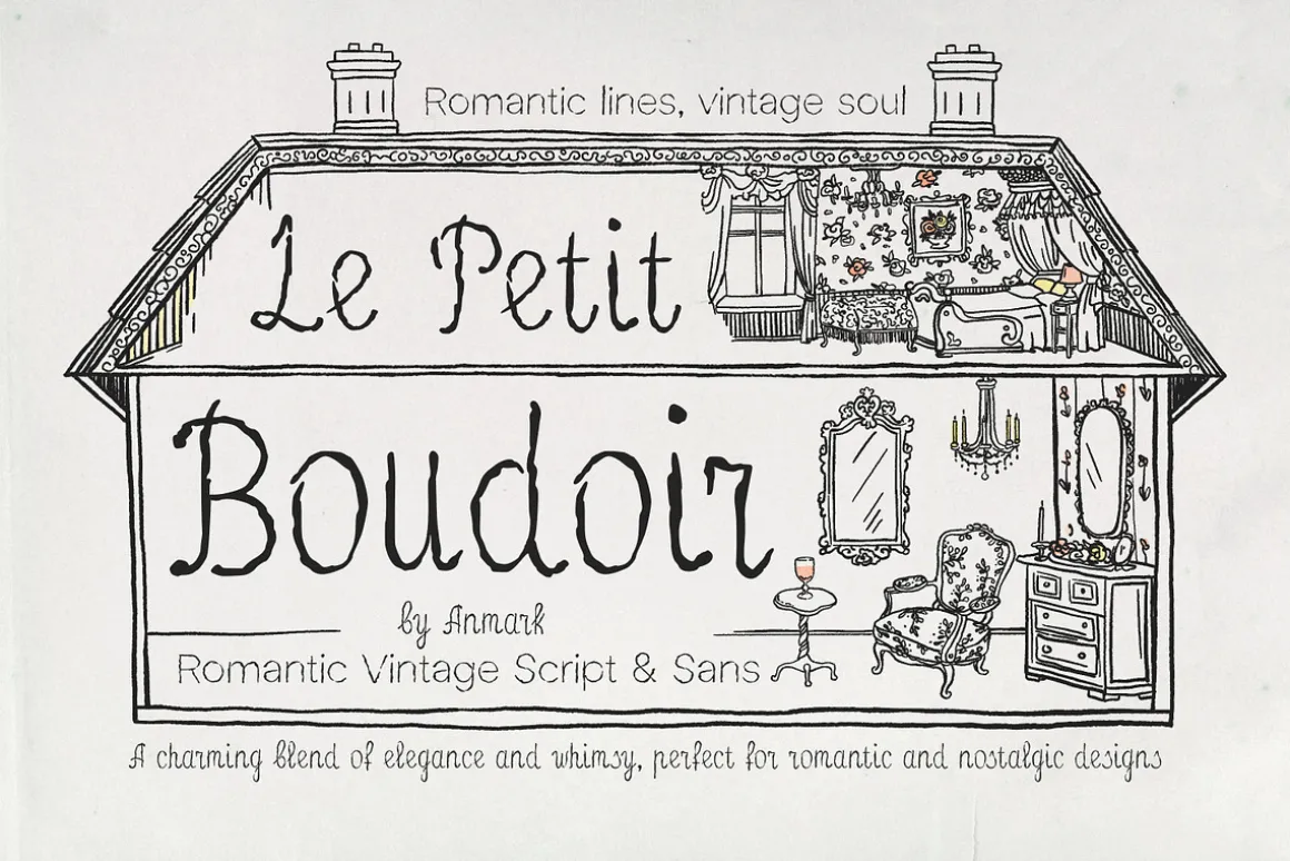 Le Petit Boudoir Vintage Font Duo
