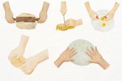 Let's Cook Watercolor Clipart