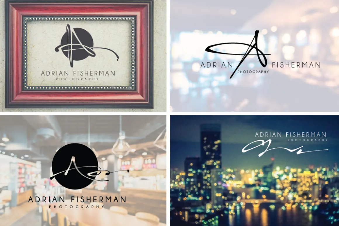 168 LETTER A SIGNATURE monogram logo